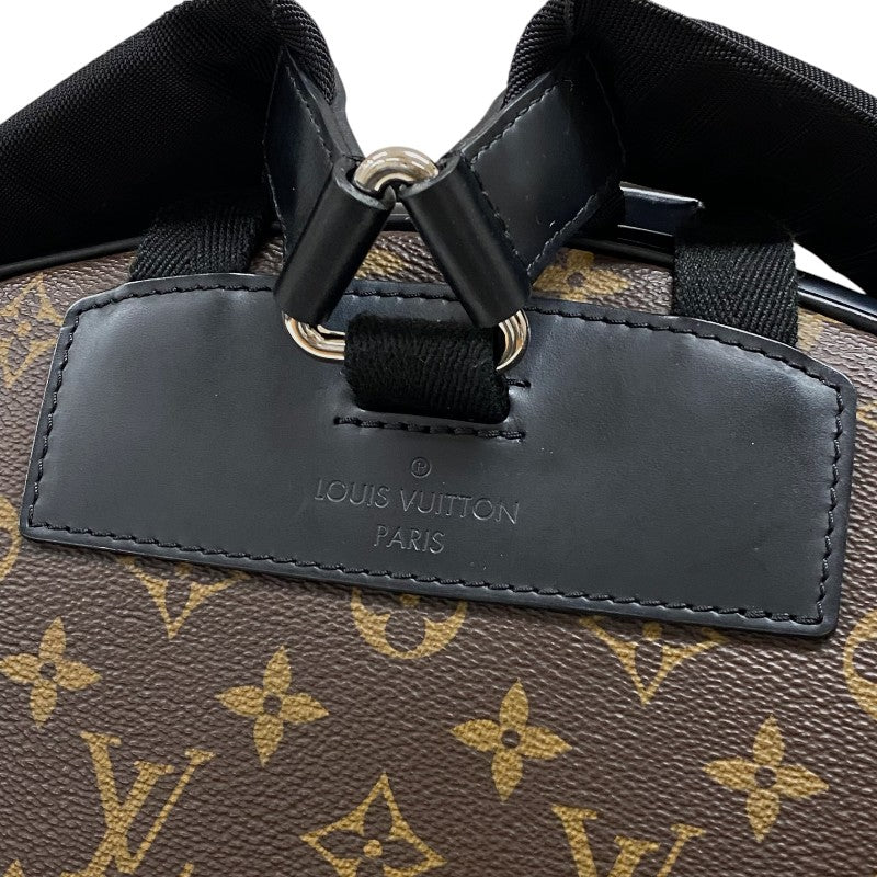 超極美品 ルイヴィトン モノグラムマカサー ジョッシュ メンズ リュック 黒 ルイ・ヴィトン LOUIS VUITTON ジョッシュ M41530 モノグラム