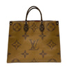 ルイ・ヴィトン LOUIS VUITTON オンザゴーGM M44576 モノグラム ジャイアント・リバース レディース トートバッグ ショルダーバッグ