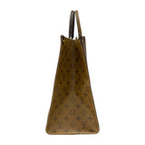 ルイ・ヴィトン LOUIS VUITTON オンザゴーGM M44576 モノグラム ジャイアント・リバース レディース トートバッグ ショルダーバッグ