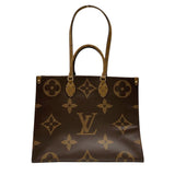 ルイ・ヴィトン LOUIS VUITTON オンザゴーGM M44576 モノグラム ジャイアント・リバース レディース トートバッグ ショルダーバッグ