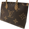 ルイ・ヴィトン LOUIS VUITTON オンザゴー MM M45321 ブラウン モノグラム ジャイアント・リバース レディース トートバッグ
