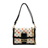 ルイ・ヴィトン LOUIS VUITTON ドーフィーヌMM M57463 ホワイト ゴールド金具 モノグラム・ゲーム・オン レディース ショルダーバッグ