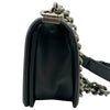 シャネル CHANEL ボーイ シャネル25 Vステッチ A67085 2番台 ブラック シルバー金具 カーフスキン レディース ショルダーバッグ