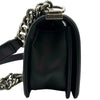 シャネル CHANEL ボーイ シャネル25 Vステッチ A67085 2番台 ブラック シルバー金具 カーフスキン レディース ショルダーバッグ