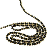 シャネル CHANEL マトラッセ チェーンウォレット A33814 27番台 ブラック キャビアスキン レディース 長財布