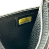 シャネル CHANEL マトラッセチェーンウォレット A33814 25番台 ブラック シルバー金具 キャビアスキン レディース ショルダーバッグ