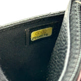 シャネル CHANEL マトラッセチェーンウォレット A33814 25番台 ブラック シルバー金具 キャビアスキン レディース ショルダーバッグ