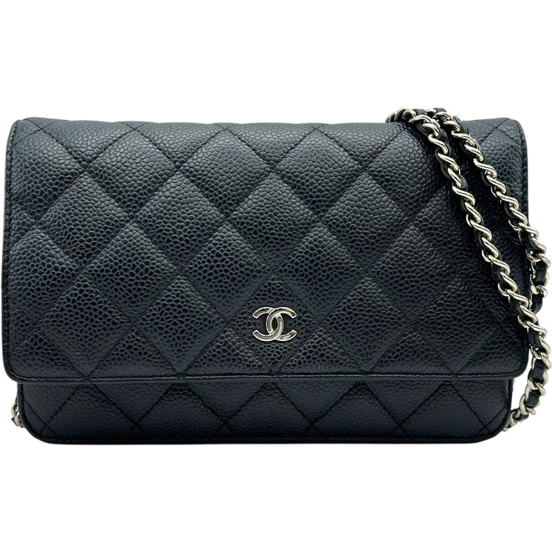 シャネル CHANEL マトラッセチェーンウォレット A33814 25番台