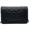 シャネル CHANEL マトラッセチェーンウォレット A33814 25番台 ブラック シルバー金具 キャビアスキン レディース ショルダーバッグ