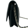 シャネル CHANEL マトラッセチェーンウォレット A33814 25番台 ブラック シルバー金具 キャビアスキン レディース ショルダーバッグ