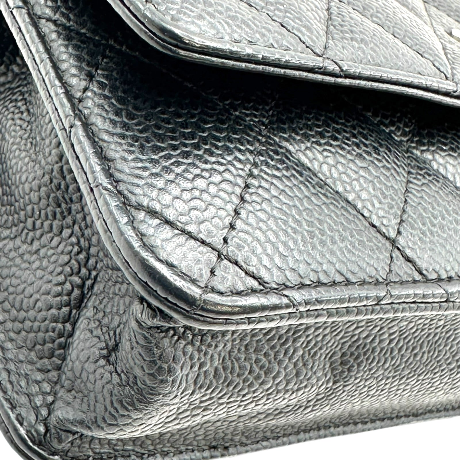 シャネル CHANEL マトラッセチェーンウォレット A33814 25番台