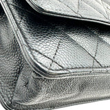 シャネル CHANEL マトラッセチェーンウォレット A33814 25番台 ブラック シルバー金具 キャビアスキン レディース ショルダーバッグ