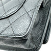 シャネル CHANEL マトラッセチェーンウォレット A33814 25番台 ブラック シルバー金具 キャビアスキン レディース ショルダーバッグ