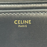 セリーヌ CELINE ティーン トリオンフ バッグ 188423 ブラック シルバー金具 シャイニーカーフ レディース ショルダーバッグ