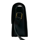 セリーヌ CELINE ティーン トリオンフ バッグ 188423 ブラック シルバー金具 シャイニーカーフ レディース ショルダーバッグ