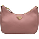 プラダ PRADA Re-Edition 2005 ショルダーバッグ 1BH204 ピンク ゴールド金具 サフィアーノレザー レディース ショルダーバッグ