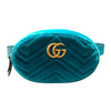 グッチ GUCCI GGマーモント ベルトバッグ 476434 グリーン ベロア レディース ウエストバッグ