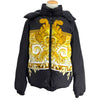ヴェルサーチ VERSACE バロック総柄リバーシブルダウンジャケット 1012270 ブラック ナイロン メンズ ダウンジャケット