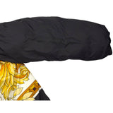 ヴェルサーチ VERSACE バロック総柄リバーシブルダウンジャケット 1012270 ブラック ナイロン メンズ ダウンジャケット