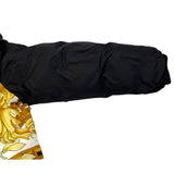 ヴェルサーチ VERSACE バロック総柄リバーシブルダウンジャケット 1012270 ブラック ナイロン メンズ ダウンジャケット