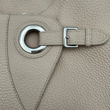 エルメス HERMES アイレットディアスキンレザーコート 2E1108D0 ベージュ レザー レディース その他アウター