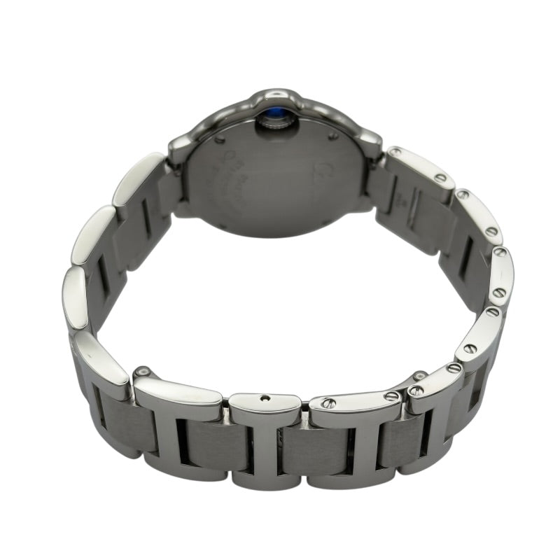 カルティエ Cartier バロンブルー 28mm WE902073 シルバー ステンレス