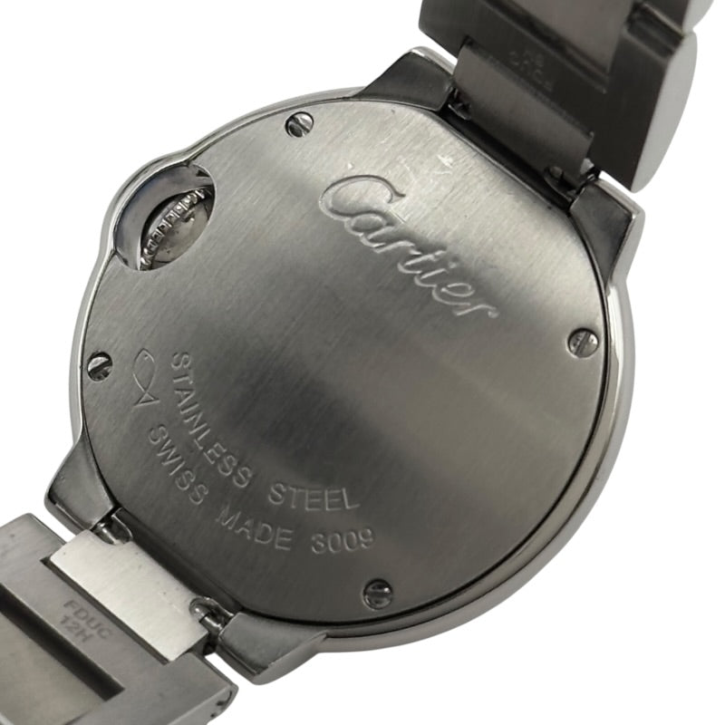 カルティエ Cartier バロンブルー 28mm WE902073 シルバー ステンレス
