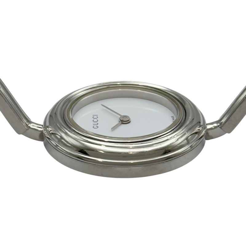 グッチ GUCCI チェンジベゼル 11/122L ホワイト メッキ レディース