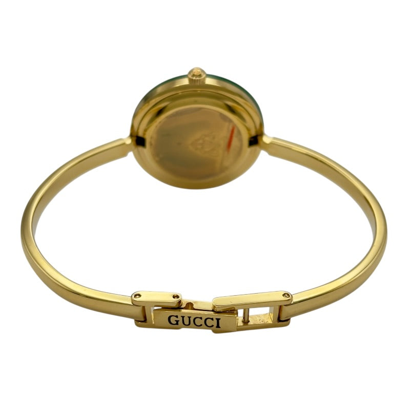 グッチ GUCCI チェンジベゼル 11/12.2 ホワイト メッキ レディース