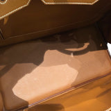 エルメス HERMES バーキン40 〇Z刻 ゴールド　ゴールド金具 クシュベル ユニセックス ハンドバッグ