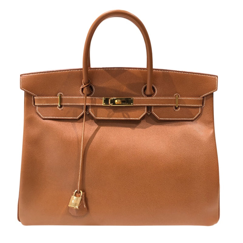 エルメス HERMES バーキン40 〇Z刻 ゴールド ゴールド金具 クシュベル