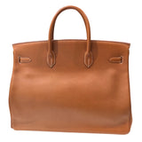 エルメス HERMES バーキン40 〇Z刻 ゴールド　ゴールド金具 クシュベル ユニセックス ハンドバッグ