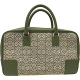 ロエベ LOEWE アマソナ28 A039N08X02 カーキ アナグラムジャガード レディース ハンドバッグ
