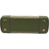 ロエベ LOEWE アマソナ28 A039N08X02 カーキ アナグラムジャガード レディース ハンドバッグ