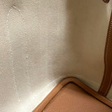 エルメス HERMES ガーデンパーティTPM D刻 ベージュ×ゴールド トワル ネゴンダ レディース トートバッグ