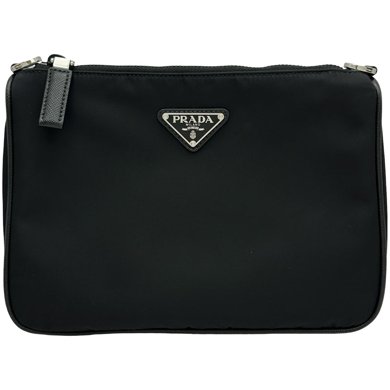 プラダ PRADA Re-Nylon ショルダーバッグ 2VH113 ブラック テスート