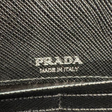 プラダ PRADA サフィアーノ ベルトバッグ ブラック サフィアーノレザー レディース ウエストバッグ