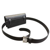 プラダ PRADA サフィアーノ ベルトバッグ ブラック サフィアーノレザー レディース ウエストバッグ