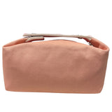 エルメス HERMES ブリットアブラックPM ピンク キャンバス レディース ハンドバッグ