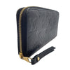 ルイ・ヴィトン LOUIS VUITTON ジッピー・ウォレット M61864 ブラック ゴールド金具 モノグラム・アンプラント ユニセックス 長財布