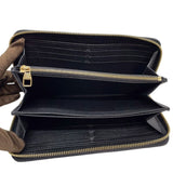 ルイ・ヴィトン LOUIS VUITTON ジッピー・ウォレット M61864 ブラック ゴールド金具 モノグラム・アンプラント ユニセックス 長財布