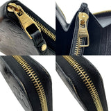 ルイ・ヴィトン LOUIS VUITTON ジッピー・ウォレット M61864 ブラック ゴールド金具 モノグラム・アンプラント ユニセックス 長財布