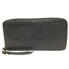 ルイ・ヴィトン LOUIS VUITTON ジッピー・ウォレット M61864 ブラック ゴールド金具 モノグラム・アンプラント ユニセックス 長財布