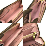 ルイ・ヴィトン LOUIS VUITTON ジッピー・ウォレット N60046 ブラウン ゴールド金具 ダミエ ユニセックス 長財布