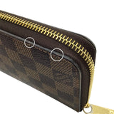 ルイ・ヴィトン LOUIS VUITTON ジッピー・ウォレット N60046 ブラウン ゴールド金具 ダミエ ユニセックス 長財布