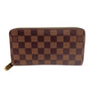ルイ・ヴィトン LOUIS VUITTON ジッピー・ウォレット N60046 ブラウン ゴールド金具 ダミエ ユニセックス 長財布