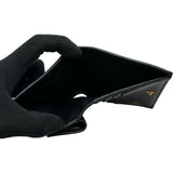 ヴァレンティノ VALENTINO Vロゴ シグネチャー スモール ウォレット ブラック ゴールド金具 レザー レディース 二つ折り財布