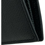 ヴァレンティノ VALENTINO Vロゴ シグネチャー スモール ウォレット ブラック ゴールド金具 レザー レディース 二つ折り財布