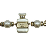 シャネル CHANEL ボトルチャームブレスレット ゴールド メタル/ストラス/パール アクセサリー