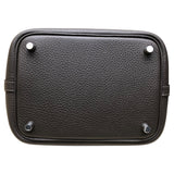 エルメス HERMES ピコタンロックPM K刻印 エベンヌ　シルバー金具 トリヨン レディース ハンドバッグ